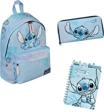 Schulrucksack Stitch mit Notizblock und Geldbörse