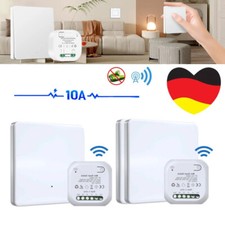 230V 10A Funk Empfänger 433mhz Funkschalter System Wandschalter Lichtschalter