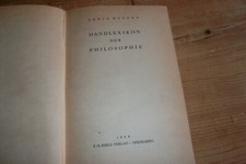 Erwin Metzke: Handlexikon der