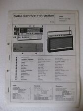 SABA Service-Anleitung / Schaltplan Transeuropa 2000 Automatic E  R112