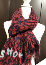 Louis Vuitton Rot Marine Blau Leopard Seide Kaschmir Stephen Sprouse Schal Tuch