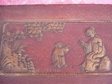 antike Holz -Schnitzerei ,  China,  37,8cm