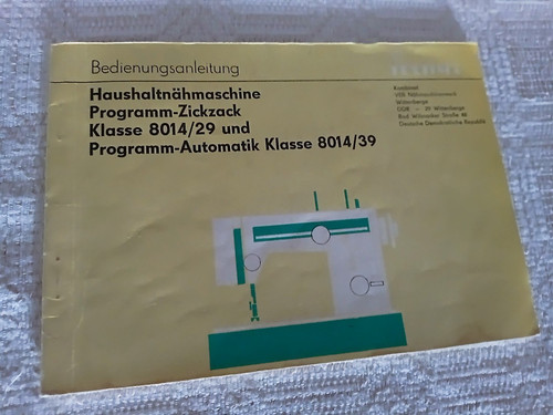 Bedienanleitung zickzack - bedienanleitung,