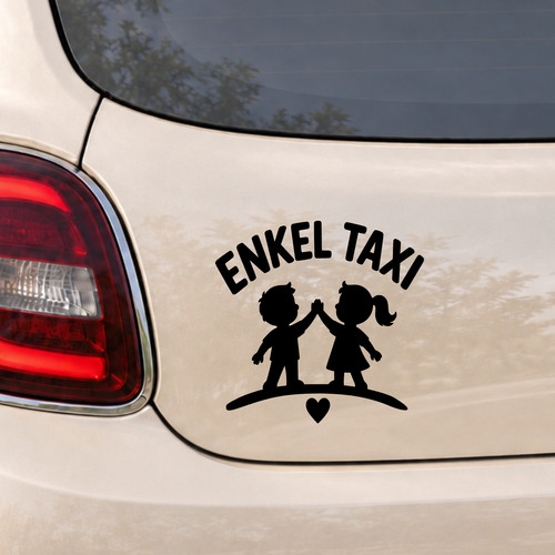 Enkel taxi auto aufkleber - enkel,