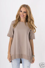 Trendige kurzärmelige