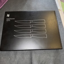 WMF Steakmesser Set Grand Gourmet 13,5 cm rostfreier Stahl in Holzbox TOP NEU