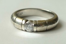 Ring 925 Silber weißer