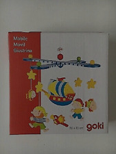 Baby/Kinderzimmer Mobile Holz Geburt "Piraten"  3D 28 x 23 cm  goki 52911