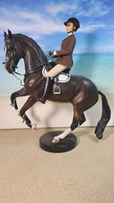 English Doll modelhorse Dressur Springreiterin Puppe  Breyer Resin Modellpferde