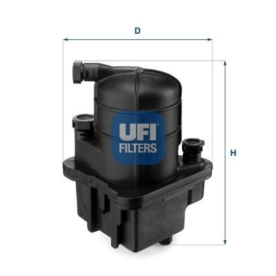 Ufi 088 kraftstofffilter - 24.088.00,