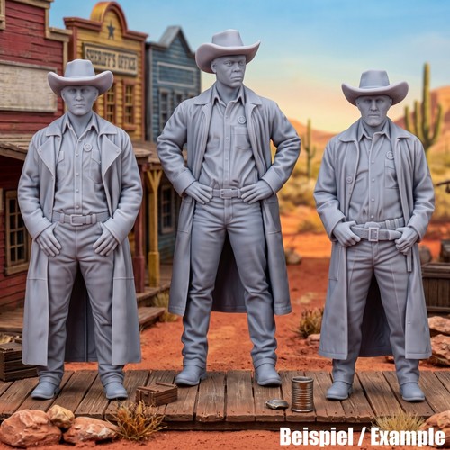 Cowboy rancher figuren set - cowboy,