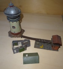 V2194 Vollmer 5702 Wasserturm - Vollmer B 612 Rampe - Faller Schuppen / 1:87 H0