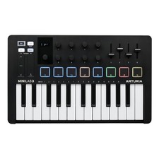 Masterkeyboard Arturia MiniLab 3 Black Master Keyboard MIDI Controller NEU