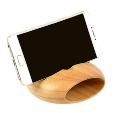 Handylautsprecher aus Holz mit Ständer - Verstärker & Halterung für Smartphone