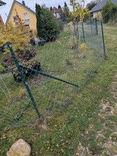 Maschendrahtzaun 120 Cm 10 -20 Pfosten Verzinkt Verzinkt