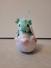 Morgenroth Plüsch Stofftier Drache im Ei Anhänger ca. 15 cm mit Etikett