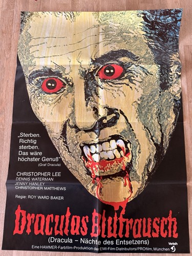 Kinoplakat draculas blutrausch - kinoplakat,