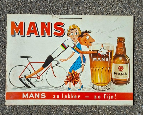 Mans bier werbeschild - mans, –
