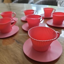 Backset, neu, Kuchen, backen, 7 Tassen mit Untertellern, Silikon Formen, Muffin