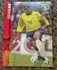 PANINI FUSSBALL KARTE FIFA WM KOREA JAPAN 2002 RIVALDO