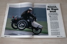 Motorrad 18/1986 Wirklich gut? MZ ETZ 250 Gespann mit 21PS im 25TKM-Dauertest im
