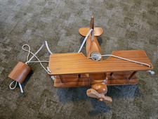 Kinderzimmer Deckenlampe Hängeleuchte Flugzeug Holz