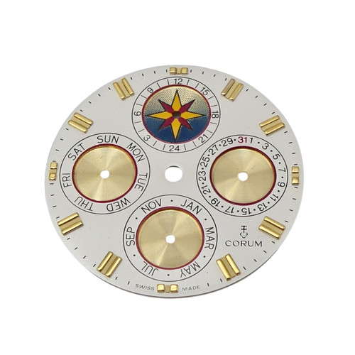 Corum admiral triple date - corum, dial