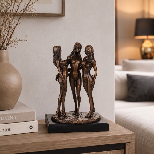 Bronze skulptur drei - skulptur,