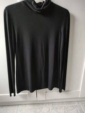 Damen Rolli Langarmshirt Schwarz von YOU by Just White in der Größe 34