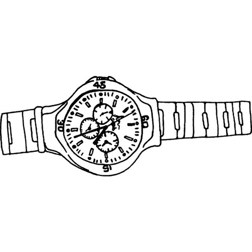 Stempel herrenuhr unmontiert - stempel, "herrenuhr"
