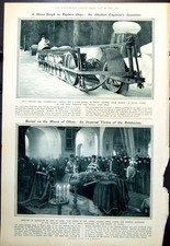 Alter Druck Motorschlitten