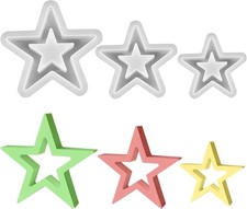 3 Stück Form Sterne für DIY