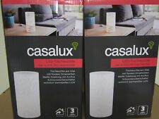 2 x LED Tischleuchte aus Glas