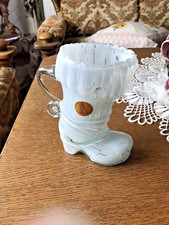 Deko Glasstiefel Handarbeit Mundgeblasen