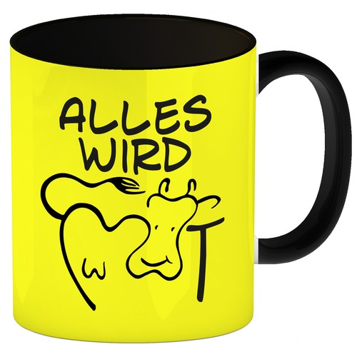 Alles wir kuht kaffeebecher - wir,