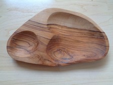 Olivenholz Schale mit Herzform