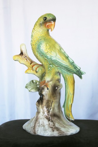 Porzellan figur papagei - figur,