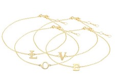 Letter Bracelet 585 Gold