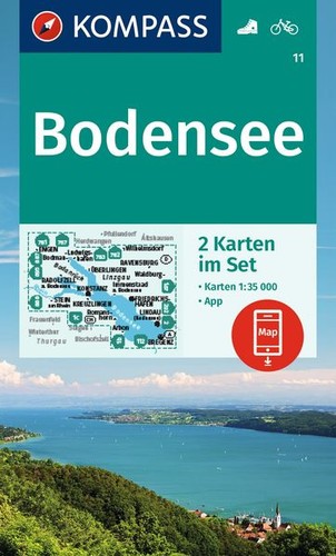 Kompass wanderkarten set - kompass, 11