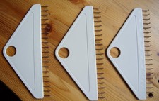 3 Krallenplatten - Dreieck-Form - für Strickmaschine (Sehr guter Zustand!)