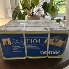 Brother FAX-T104 Normalpapier Faxgerät Telefon Mehrfachkopie - ungetestet