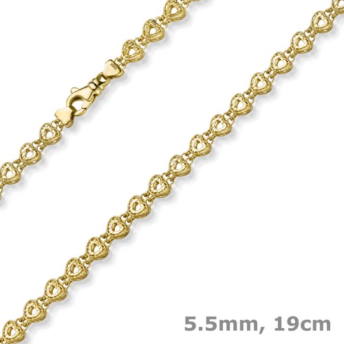 5mm fantasie armband - 5,5mm,