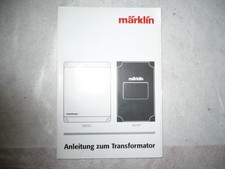 Märklin 60052 66181 Anleitung zum Trafo von 2004  sehr gut -Sommerschnäppchen-