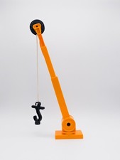 LEGO® DUPLO® Kran Teleskop Ausleger orange Haken Seilwinde Baustelle Ersatzteil