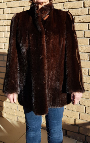 Wertvolle pastell nerz jacke - wertvolle,