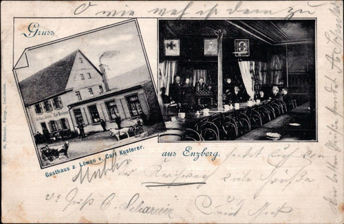Gruss aus enzberg gasthaus - ,,