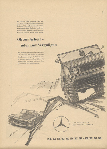 Mercedes benz 1958 vintage - -,