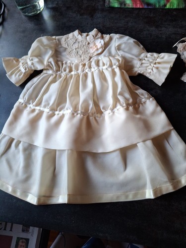 Puppenkleid aus georgette - aus,