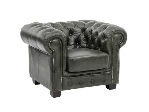 Chesterfield sessel echtleder - chesterfield,
