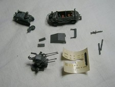 1:72 Flak Vierling Schwimmwagen  Kettenkrad, gebaut, tw. mit Schäden